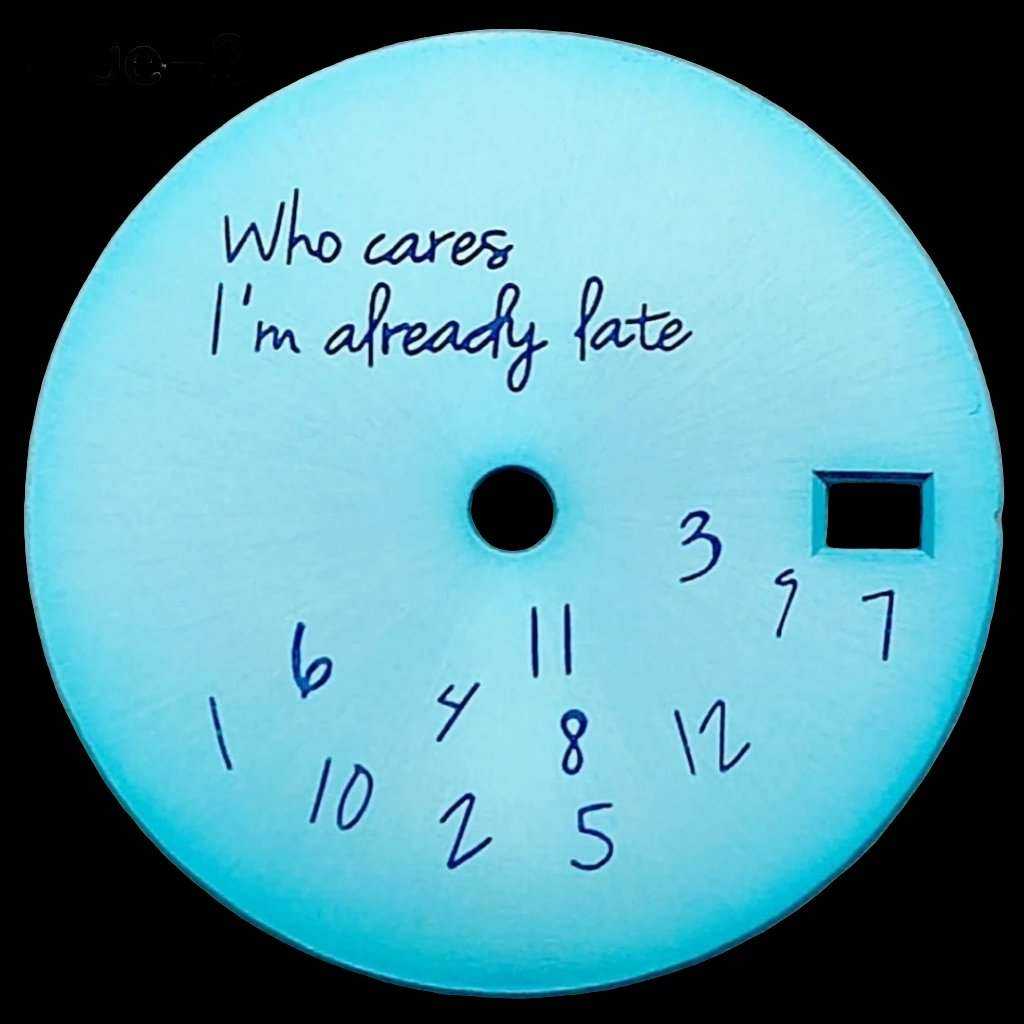 SeikJust Date Window "Who Cares" Custom Series Collection - MODTIME