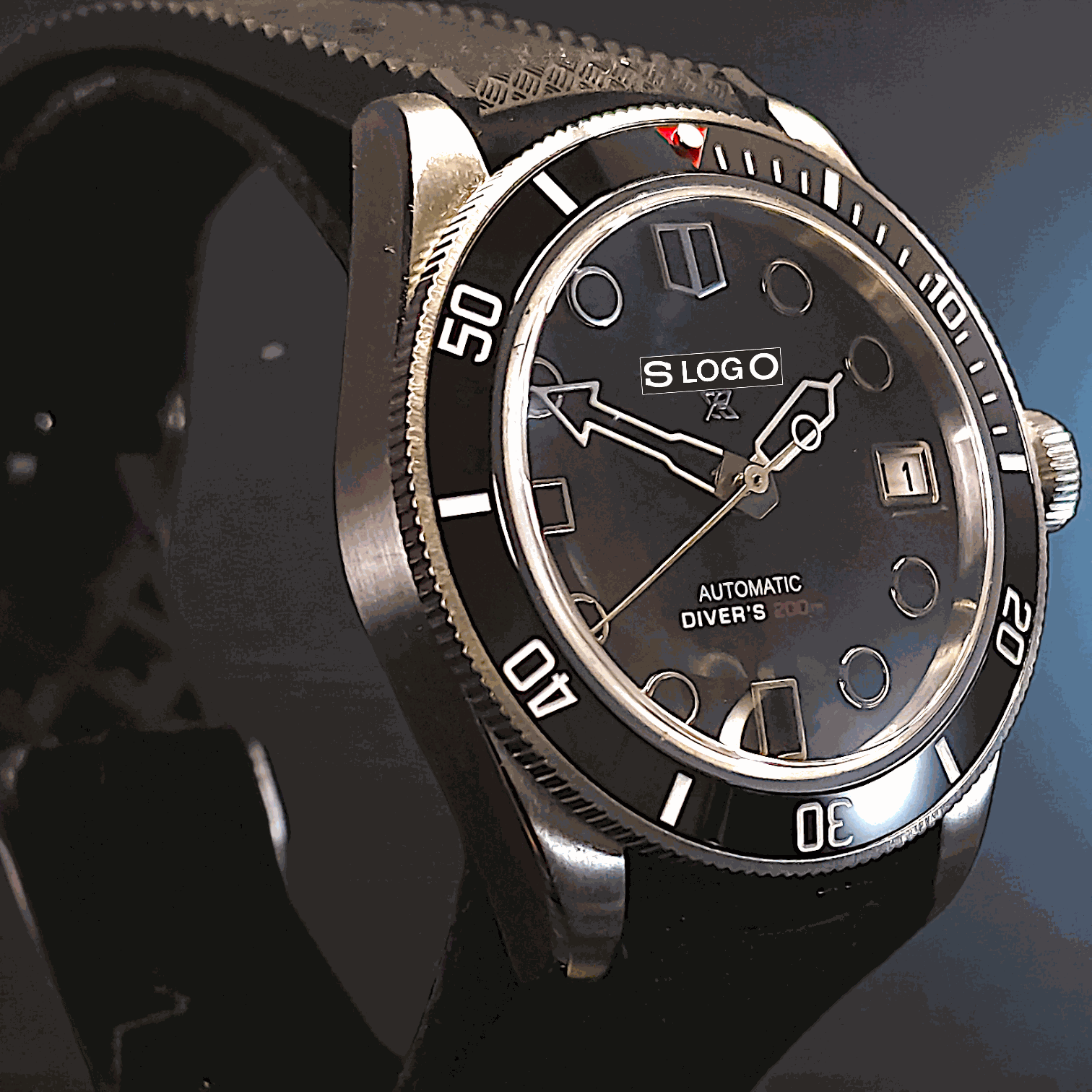 SeikMariner Black Diver Vintage Mod - Modtime - MODTIME