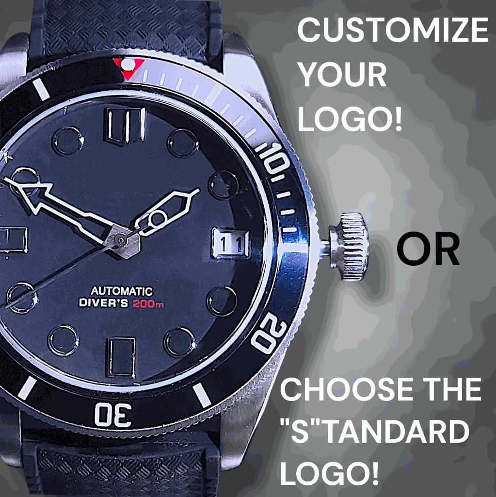 SeikMariner Black Diver Vintage Mod - Modtime - MODTIME