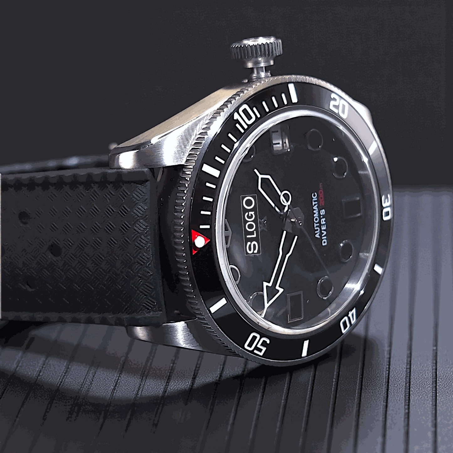 SeikMariner Black Diver Vintage Mod - Modtime - MODTIME