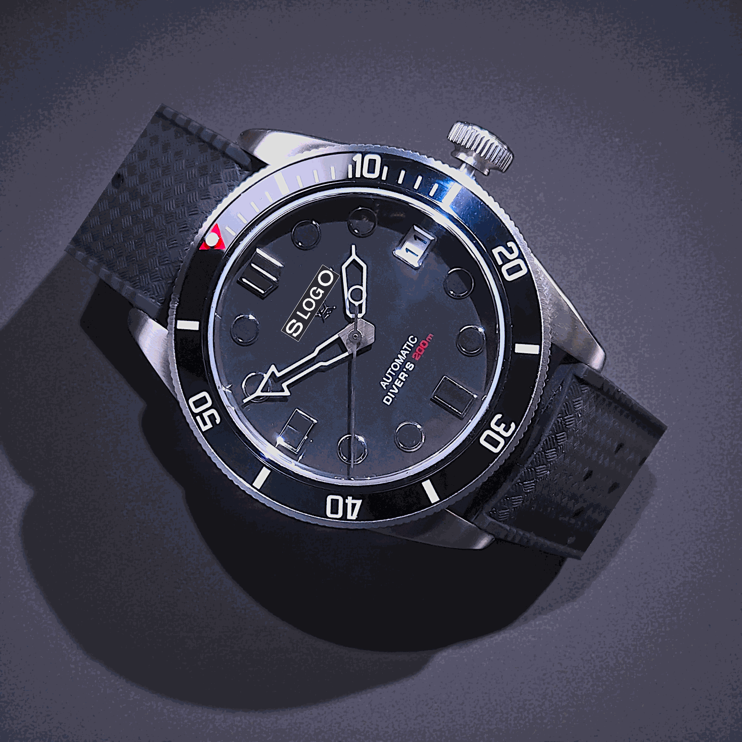 SeikMariner Black Diver Vintage Mod - Modtime - MODTIME