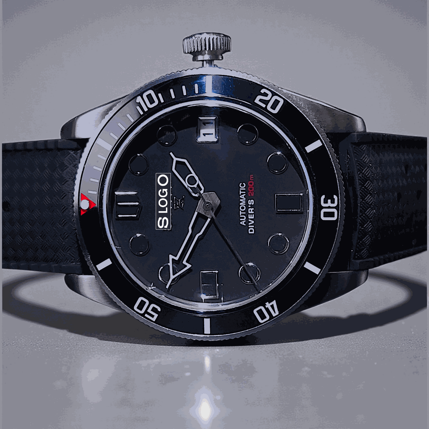 SeikMariner Black Diver Vintage Mod - Modtime - MODTIME