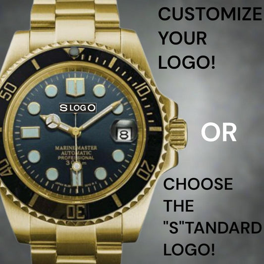 Seiko Mod Submariner Diver Black Gold Series - Modtime Creations