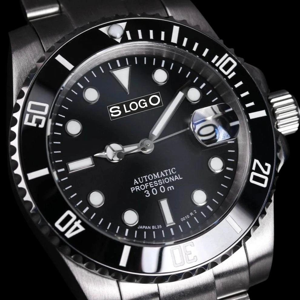 Seikmariner "Midnight Black" Diver Mod Series - Modtime - MODTIME