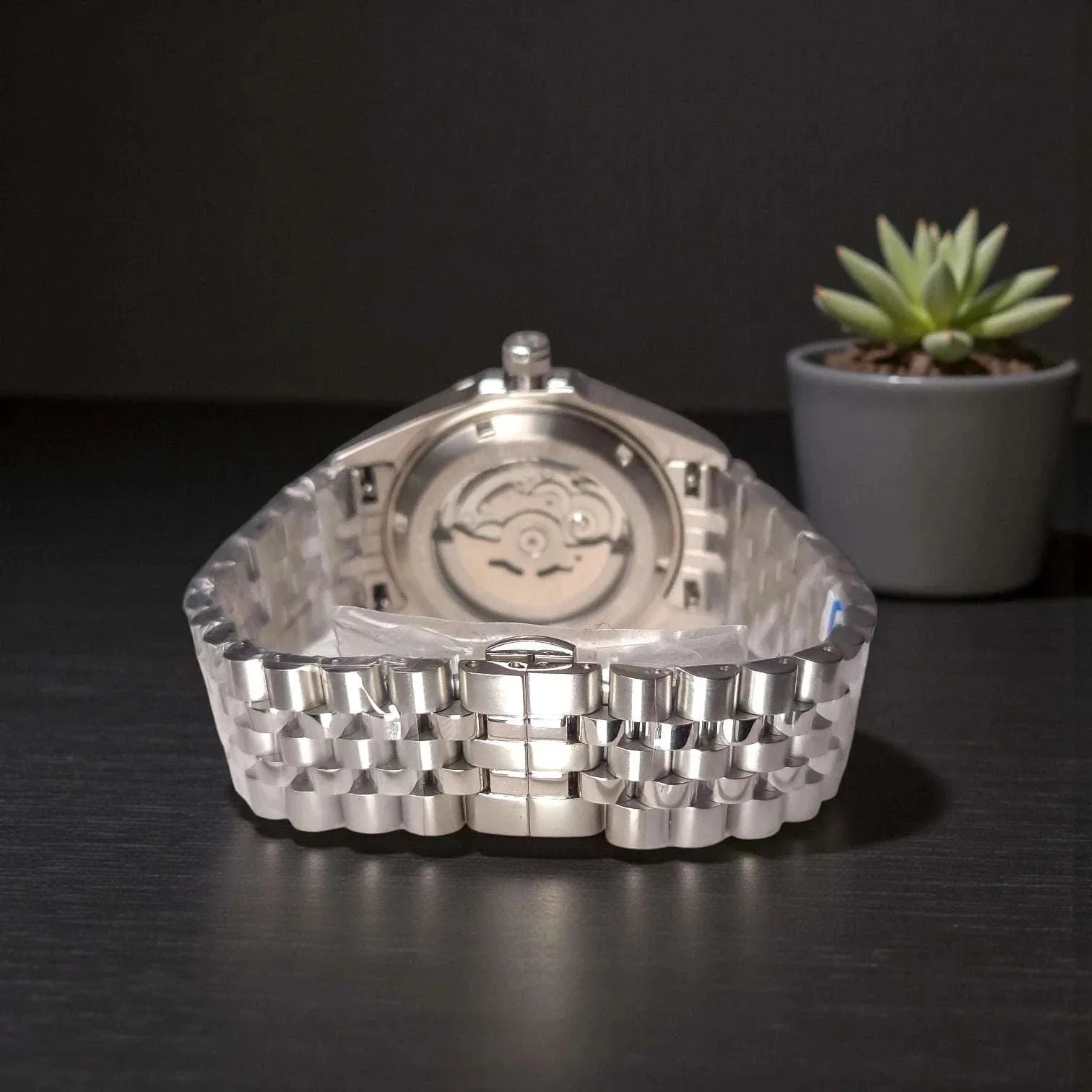 Seiko Mod Submariner Black Dial 42 MM "Batman" diving watch at Modtime Creations 