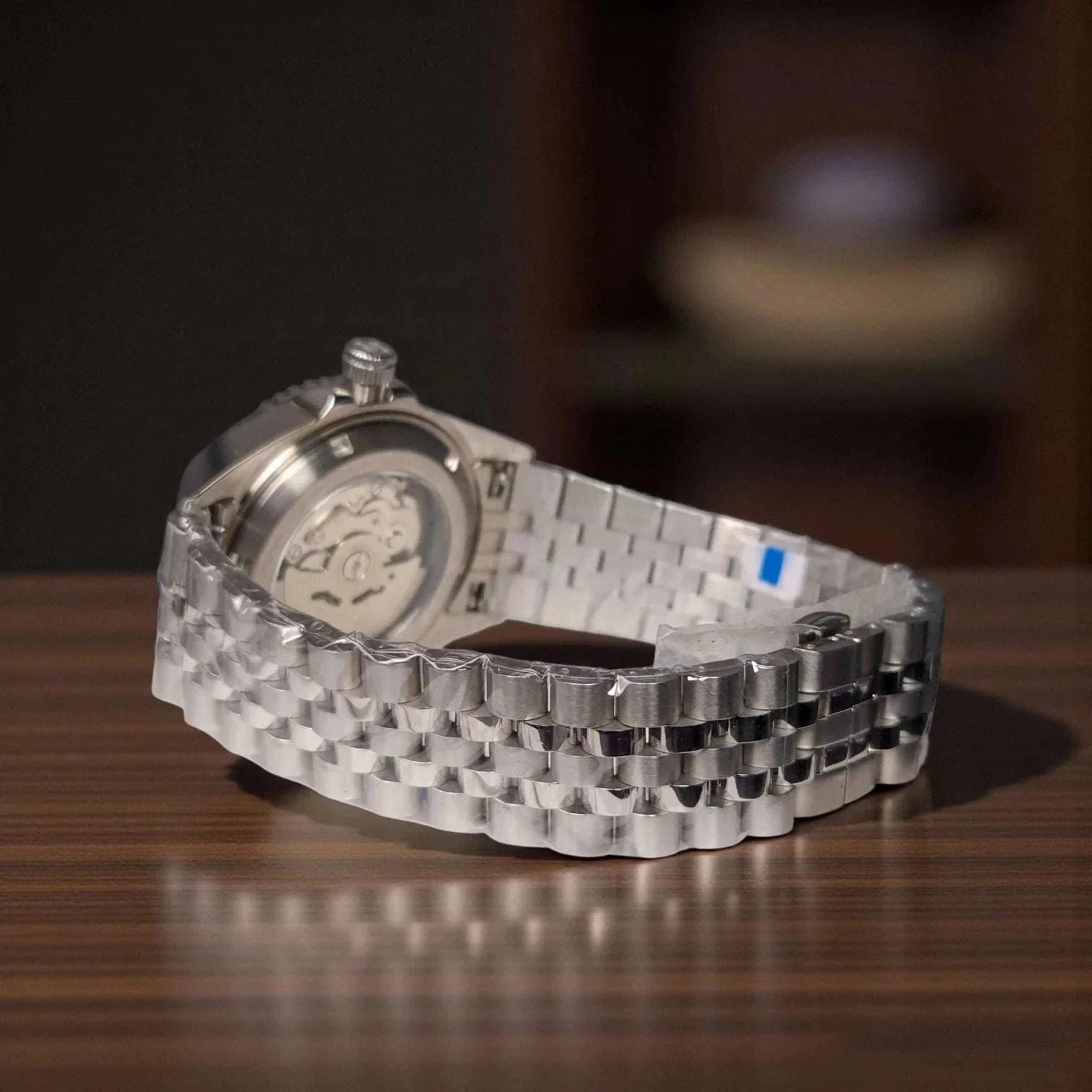 Seiko Mod Submariner Black Dial 42 MM "Batman" diving watch at Modtime Creations 