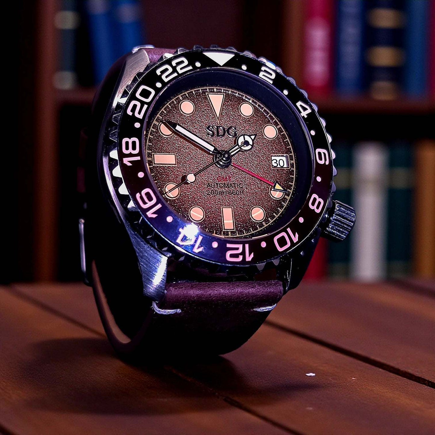 Seiko Mod Watches 42 mm SKX Root Beer Yachtmaster 
