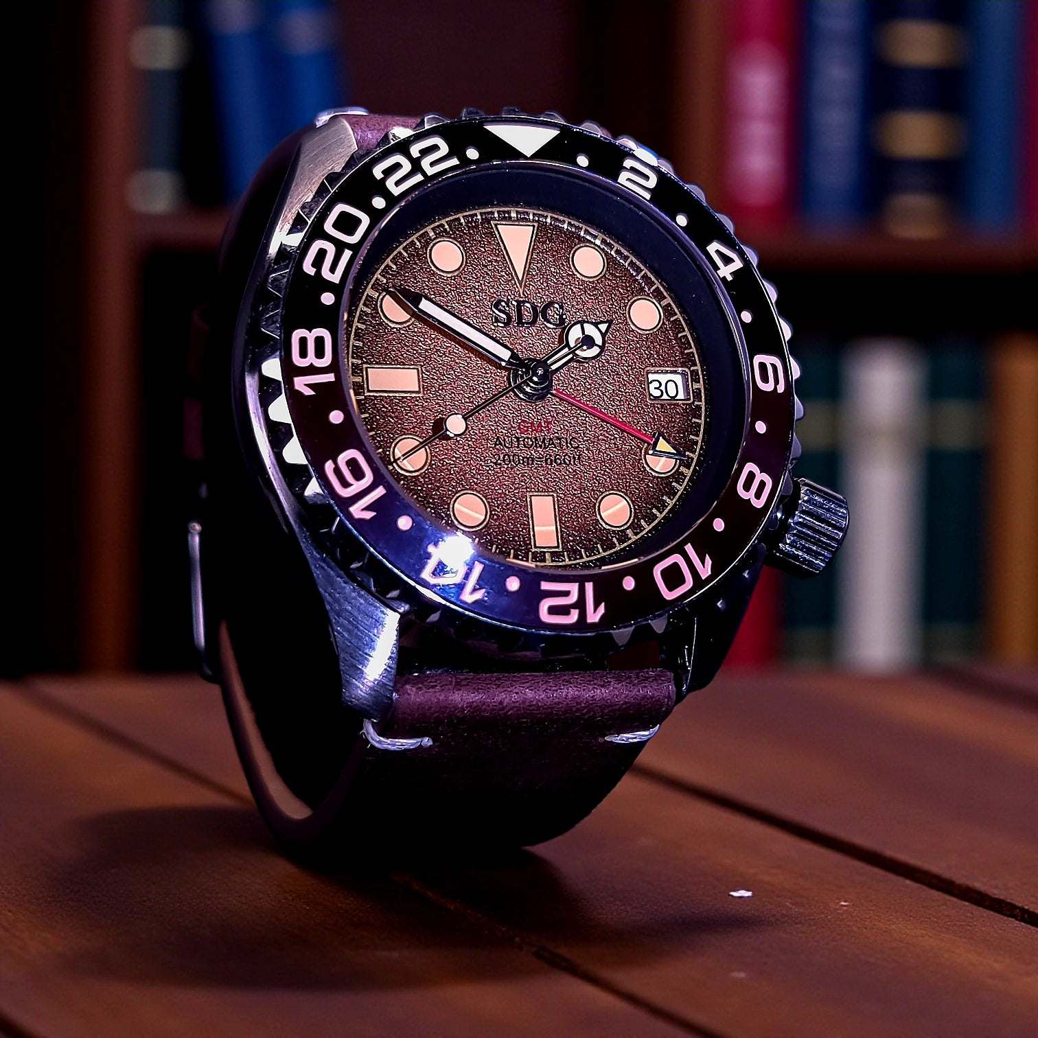 Seiko Mod Watches 42 mm SKX Root Beer Yachtmaster 