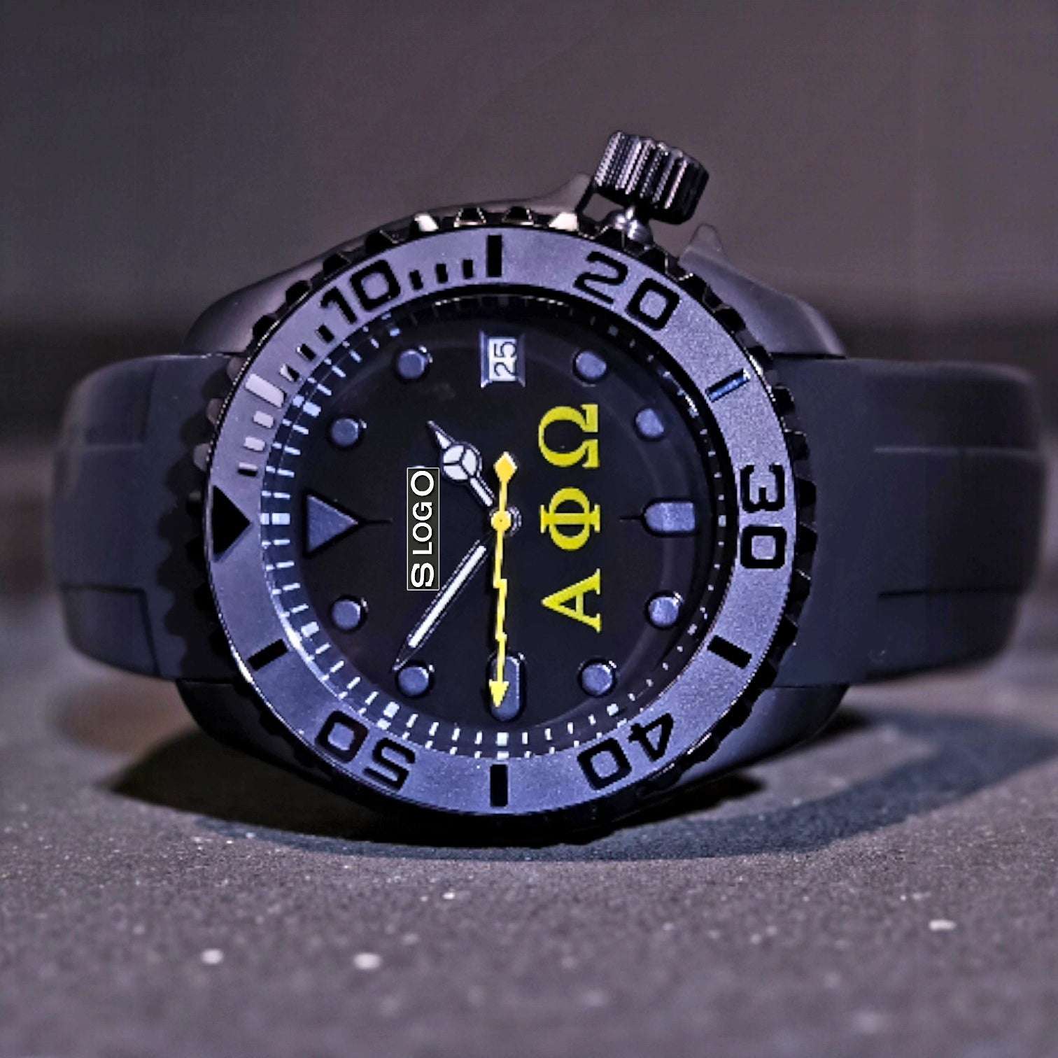 SeikMaster Black Stealth Diver Mod Series - Modtime - MODTIME