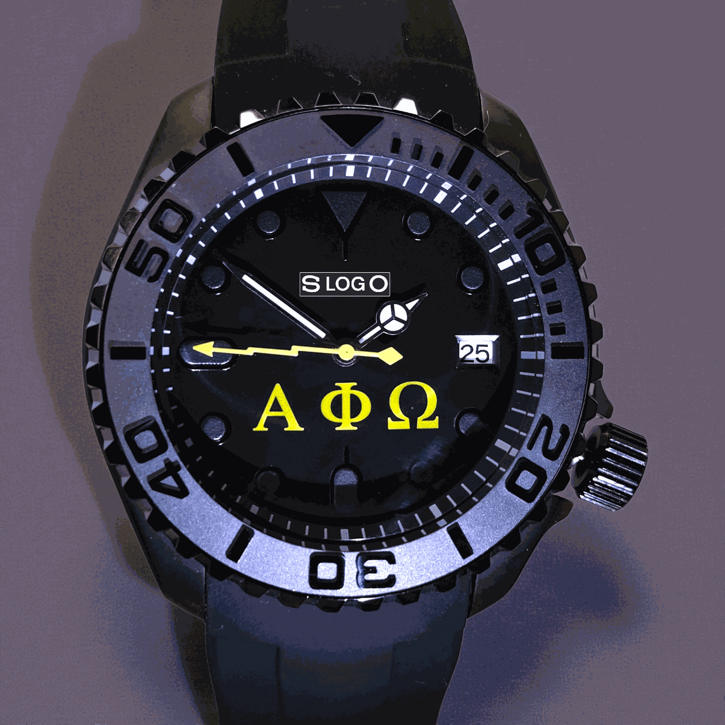 SeikMaster Black Stealth Diver Mod Series - Modtime - MODTIME