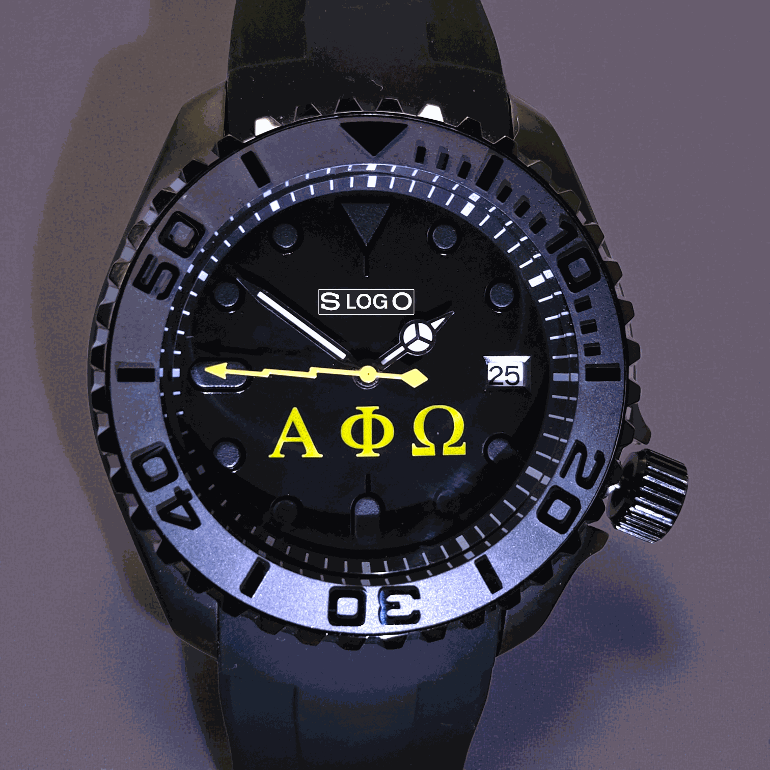 SeikMaster Black Stealth Diver Mod Series - Modtime - MODTIME
