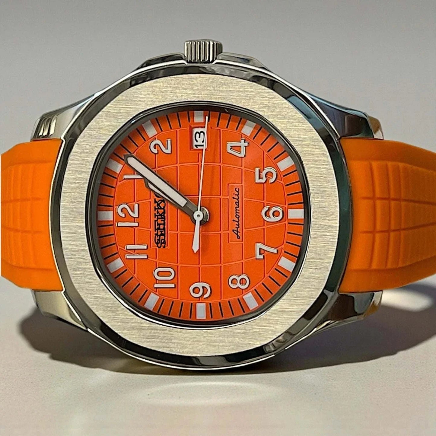 Seiko Mod Orange Aquanaut Homage at Modtime Creations