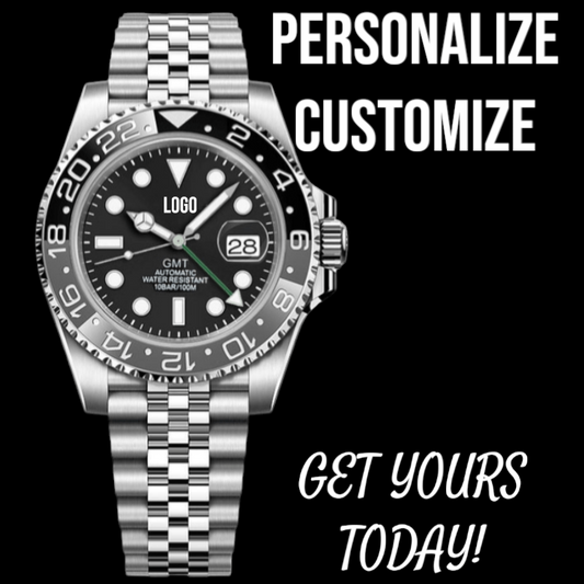 Seiko Mod Custom GMT " Bruce Wayne " Grey Black Series - MODTIME