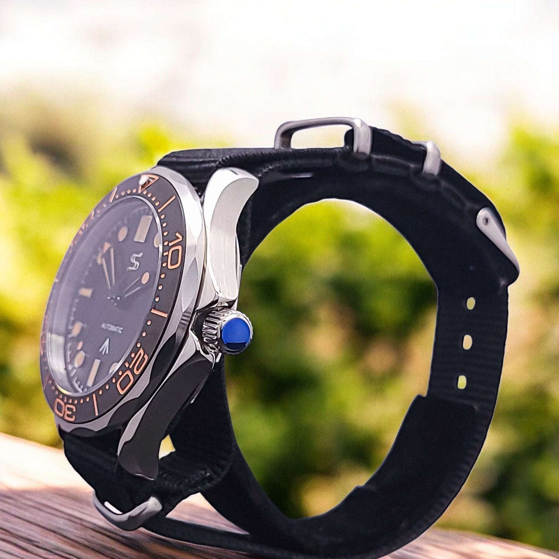 Seamaster Seiko Diver Custom Seiko Mod Master 007 Homage Black