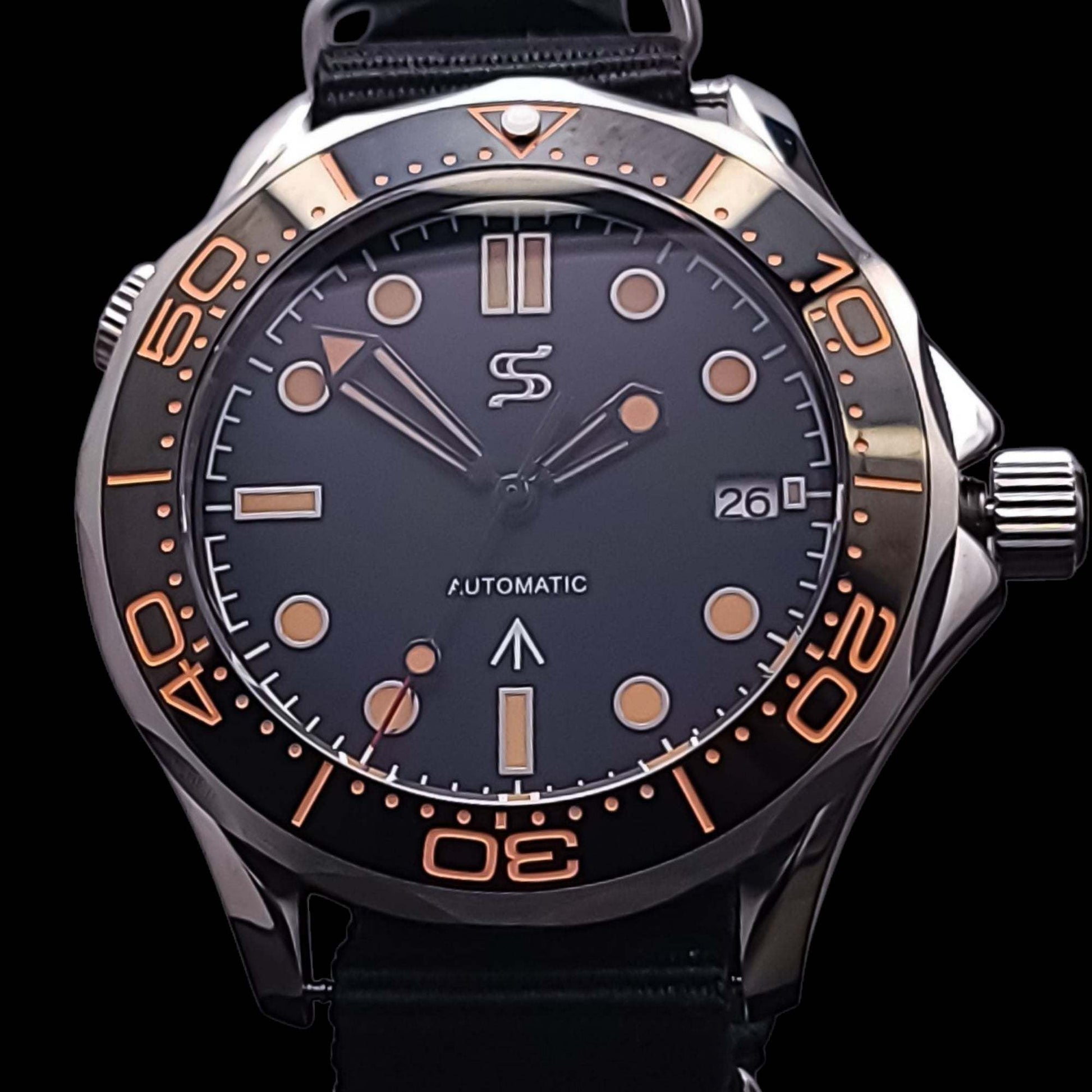 Seiko Mod Master Spectre Homage Black Dial: Dive into Classic Style - MODTIME