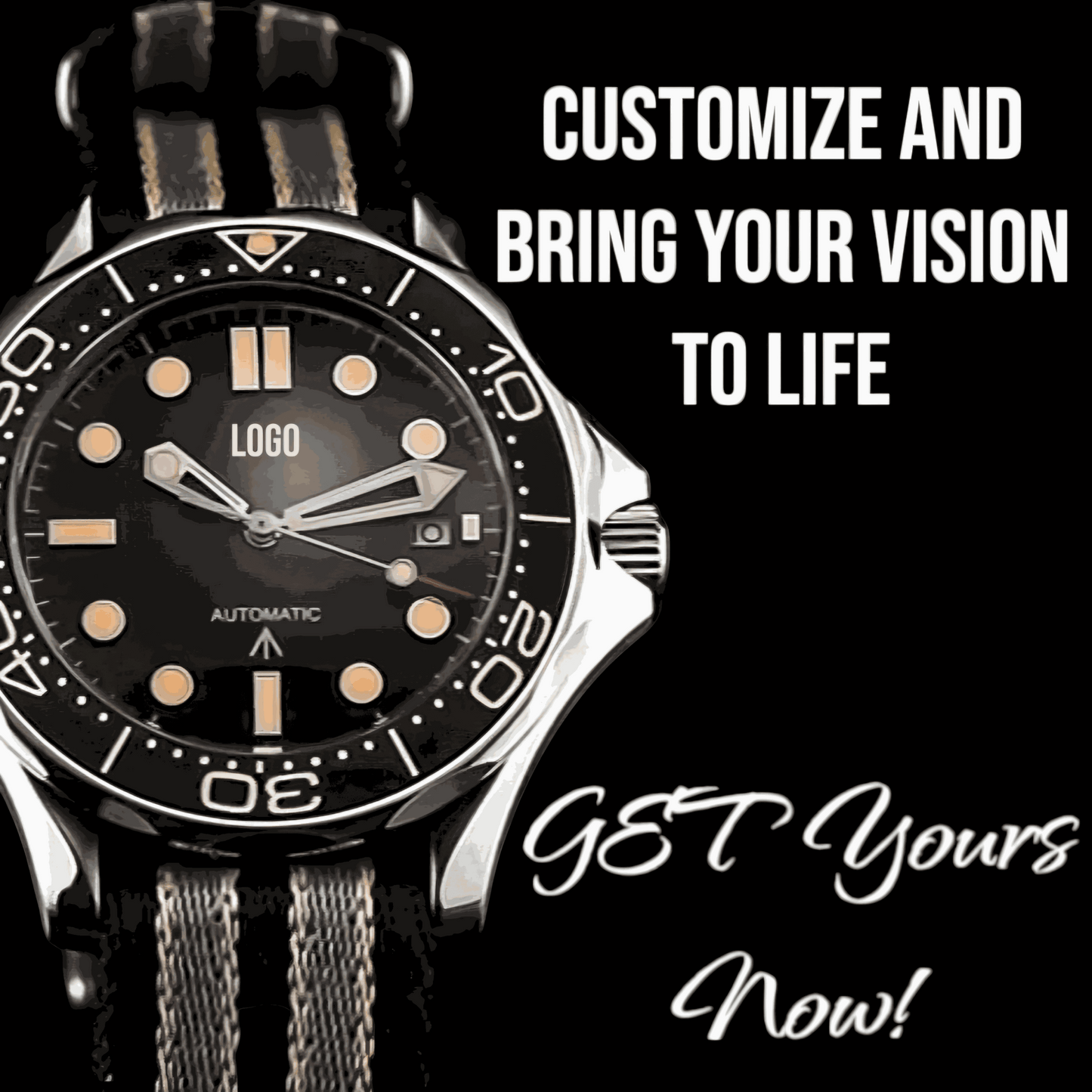 Seiko Mod Sea Master Spectre Homage Black Dial: Dive into Classic Style - MODTIME