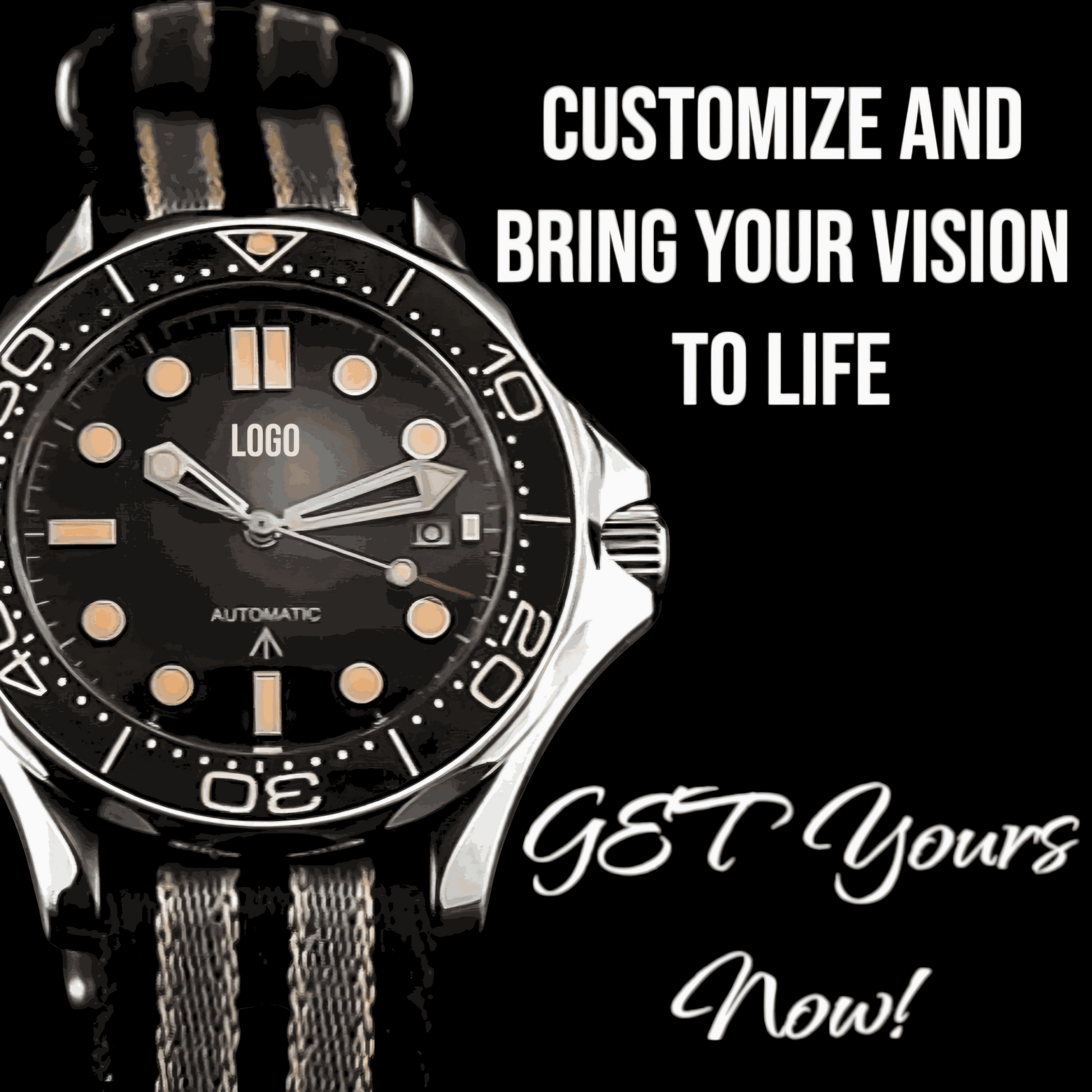 Seiko Mod Sea Master Spectre Homage Black Dial: Dive into Classic Style - MODTIME