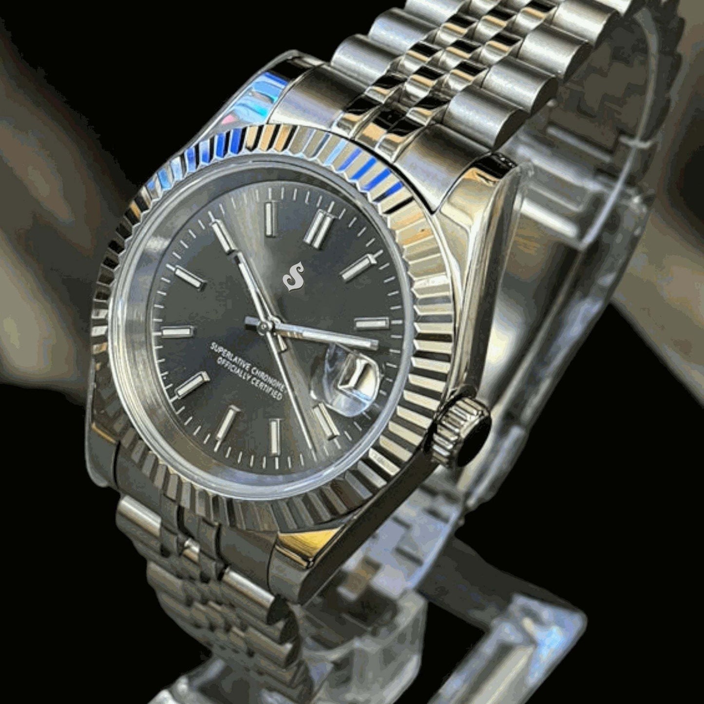 Seiko Mod SeikoJust Grey Dial - Modtime - MODTIME