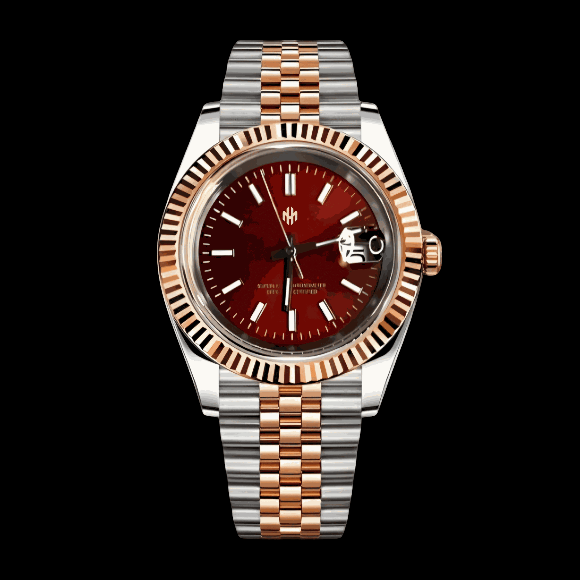 Seiko Mod SeikoJust Wine Dial Two - Tone - Modtime - MODTIME
