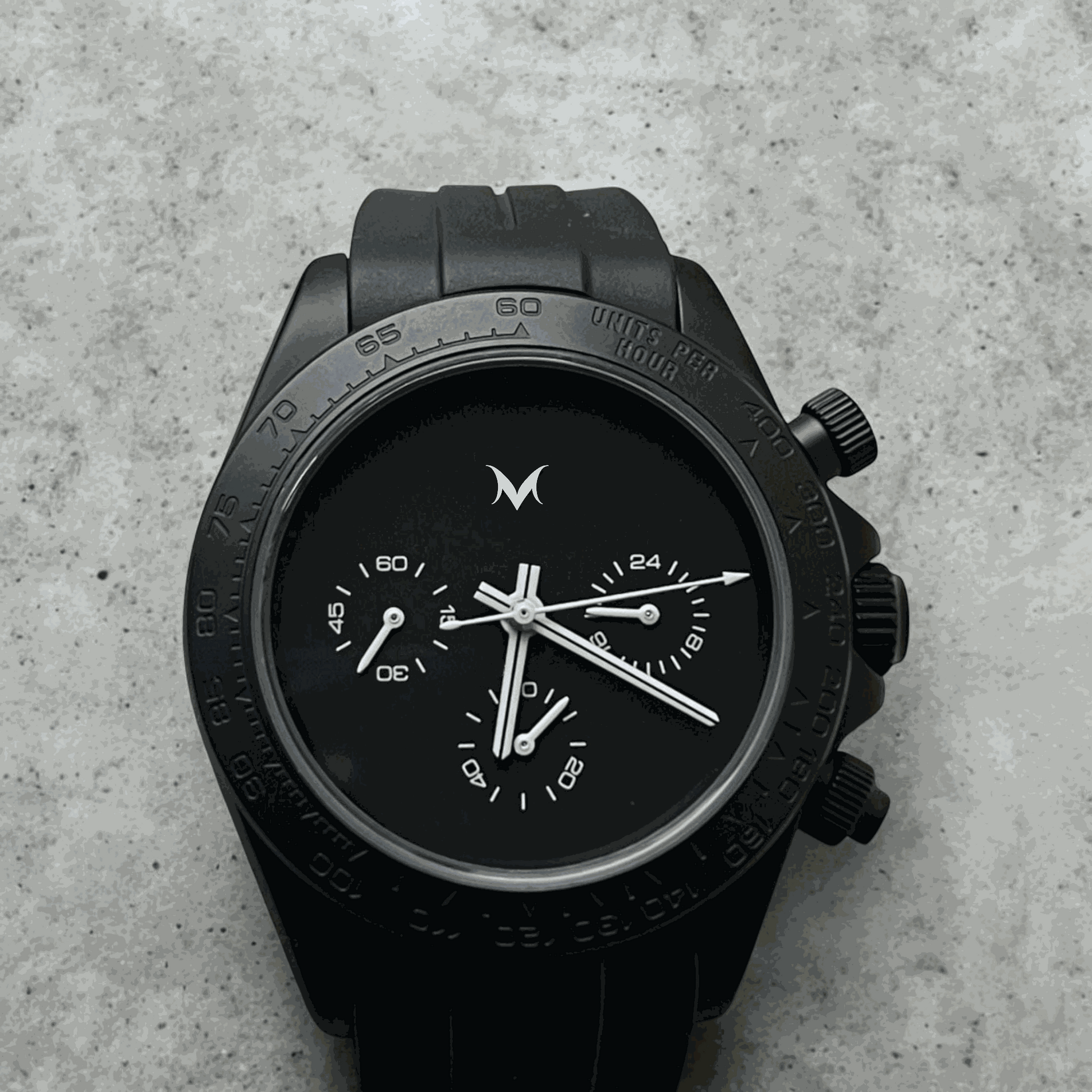 Seiko Mod Seitona Fully Customizable "Stealth" Dial Watch - MODTIME