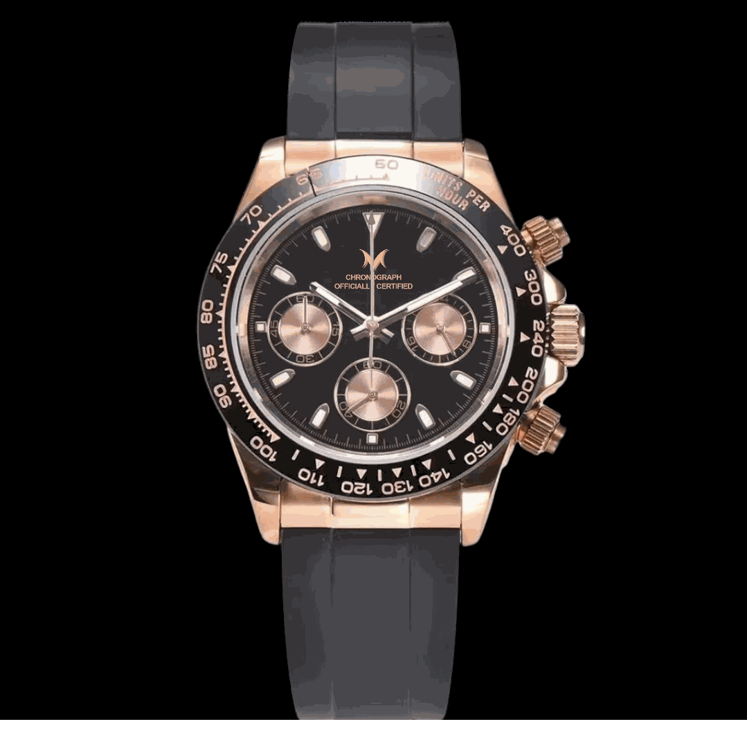 Seiko Mod Seitona Gold Case Black Dial - Modtime - MODTIME