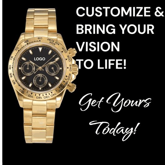 Seiko Mod Seitona Gold Case Black Dial - Modtime - MODTIME