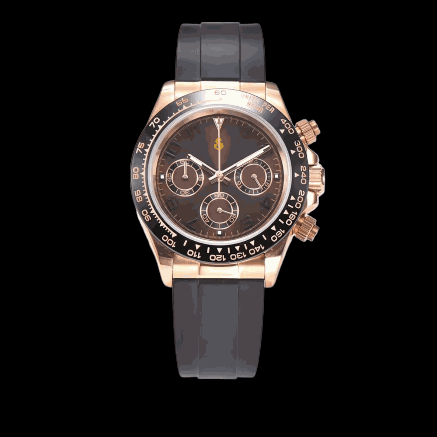 Seiko Mod Seitona Gold Case Black Dial - Modtime - MODTIME