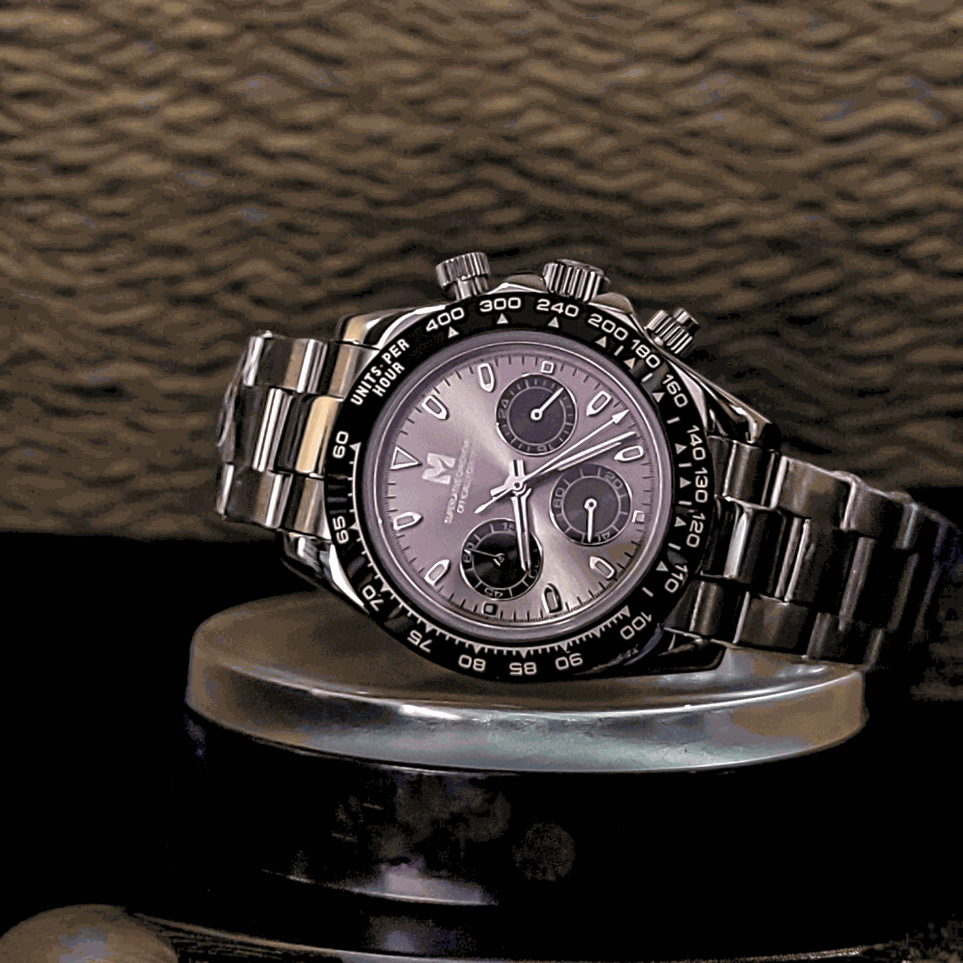 Seiko Mod Seitona Grey Silver dial Stainless Steel case - Modtime - MODTIME