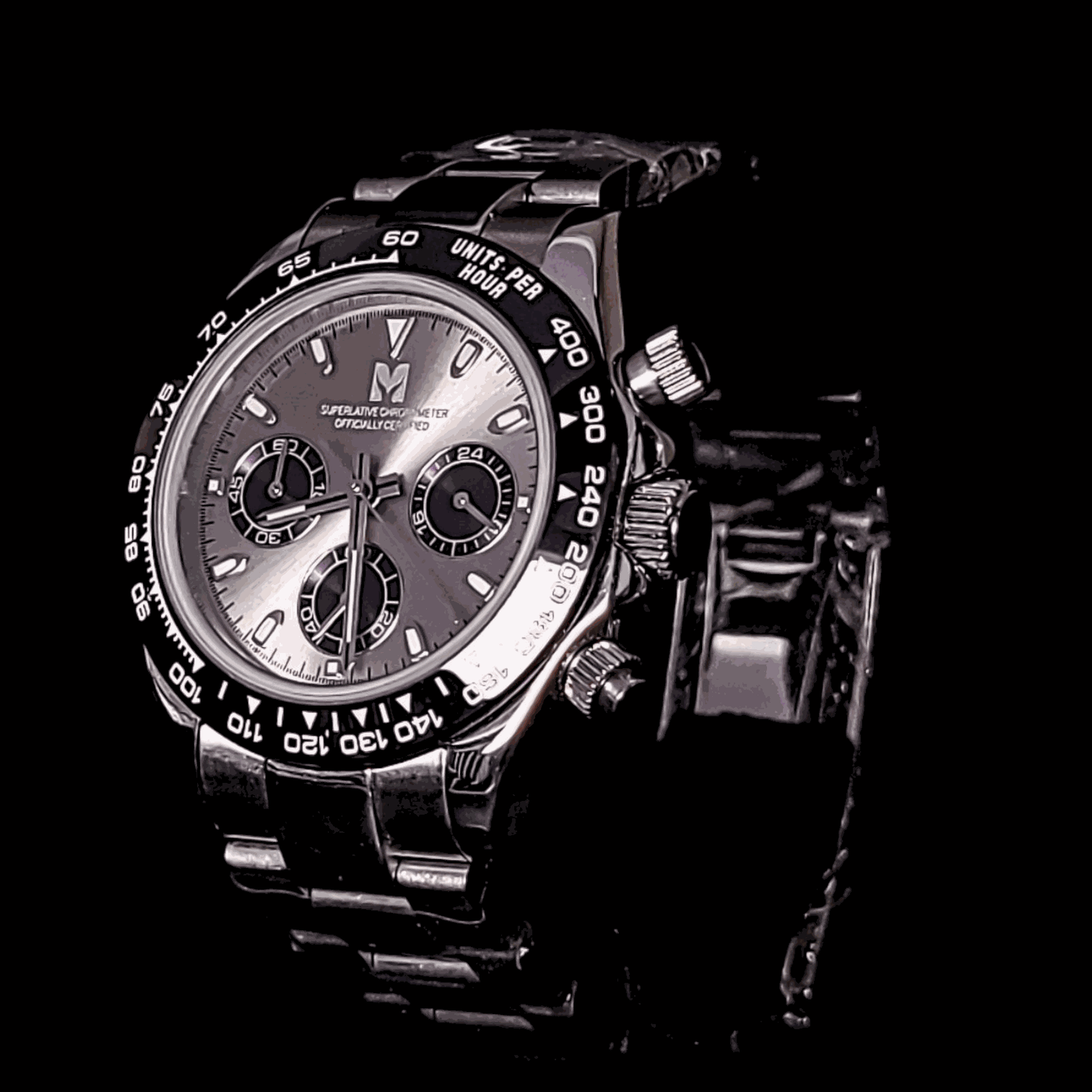 Seiko Mod Seitona Grey Silver dial Stainless Steel case - Modtime - MODTIME