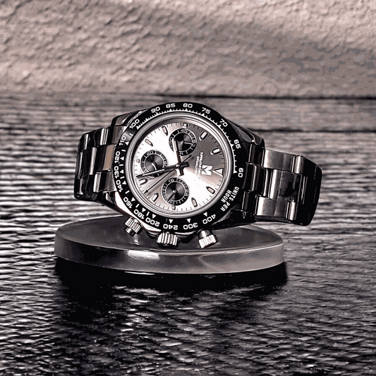 Seiko Mod Seitona Grey Silver dial Stainless Steel case - Modtime - MODTIME