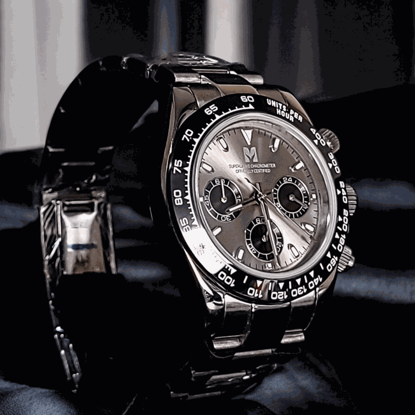 Seiko Mod Seitona Grey Silver dial Stainless Steel case - Modtime - MODTIME