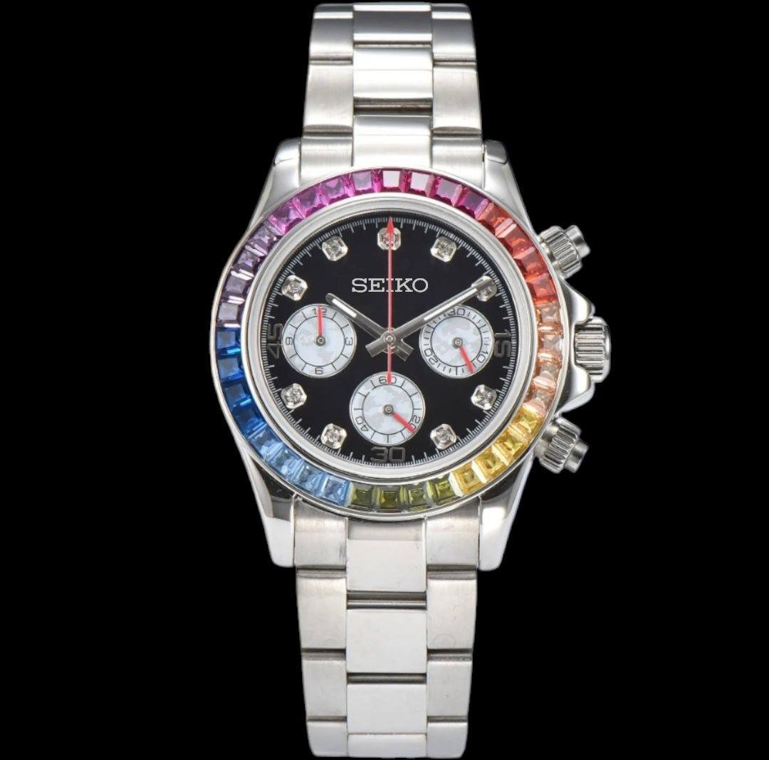 Seiko Mod Daytona Homage Rainbow Series: Classic Design