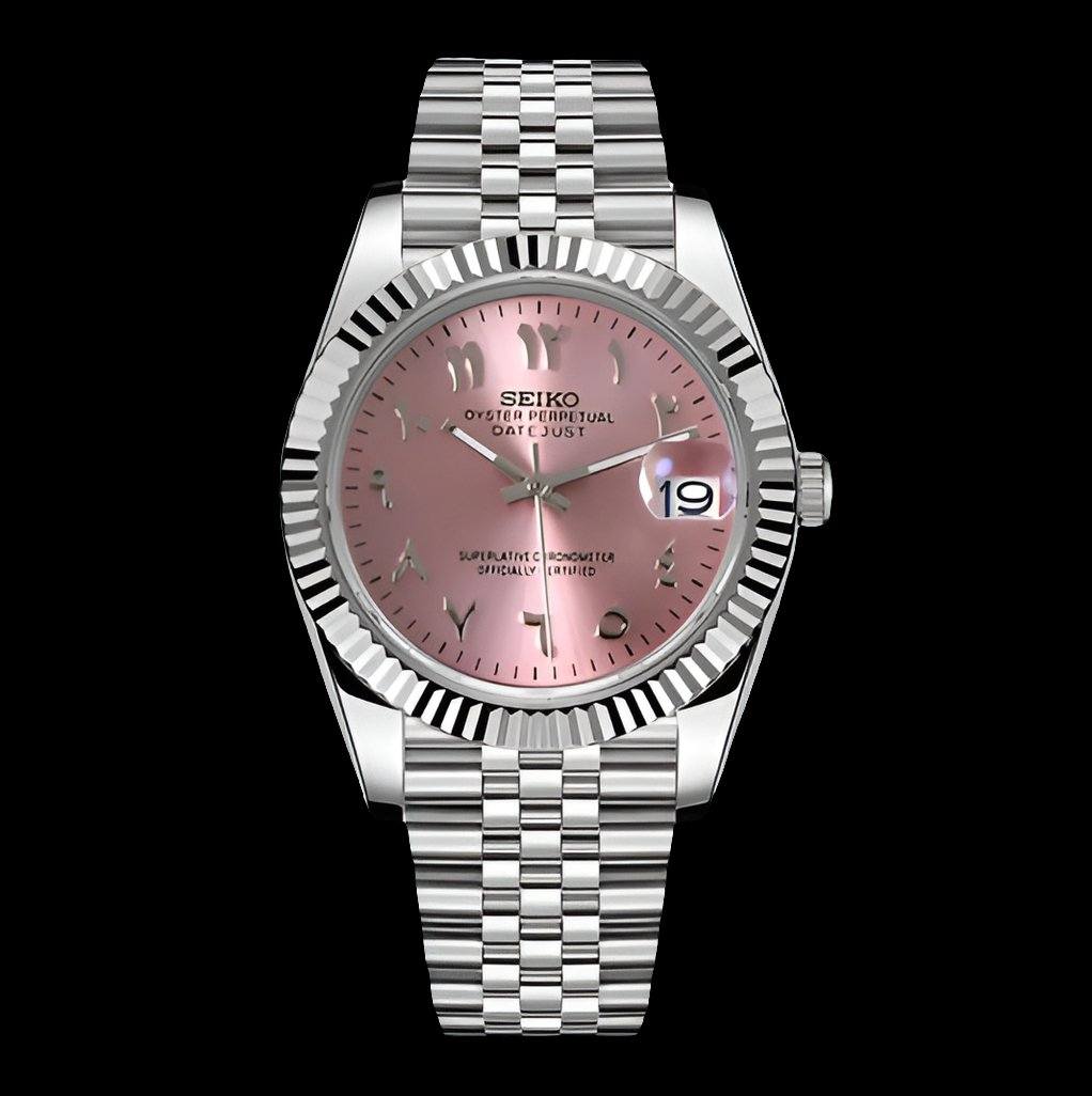 Seiko Mod DateJust Homage Arabic Dial Series - Modtime