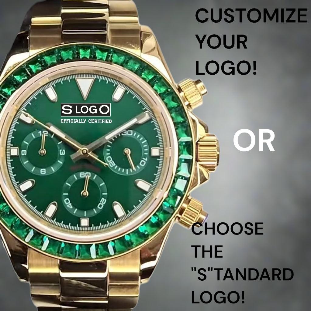 Seiko Mod Daytona Chronograph Green Gem Series at Modtime Creations